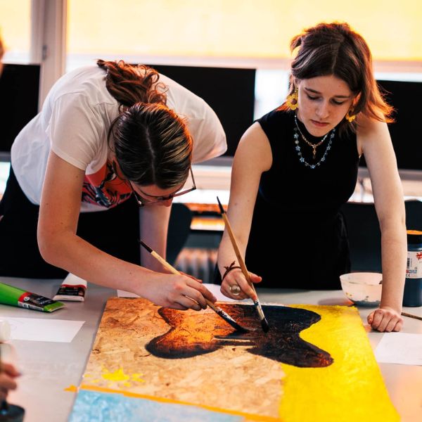 Groepskunstwerk cultuurdag ckv dag workshop